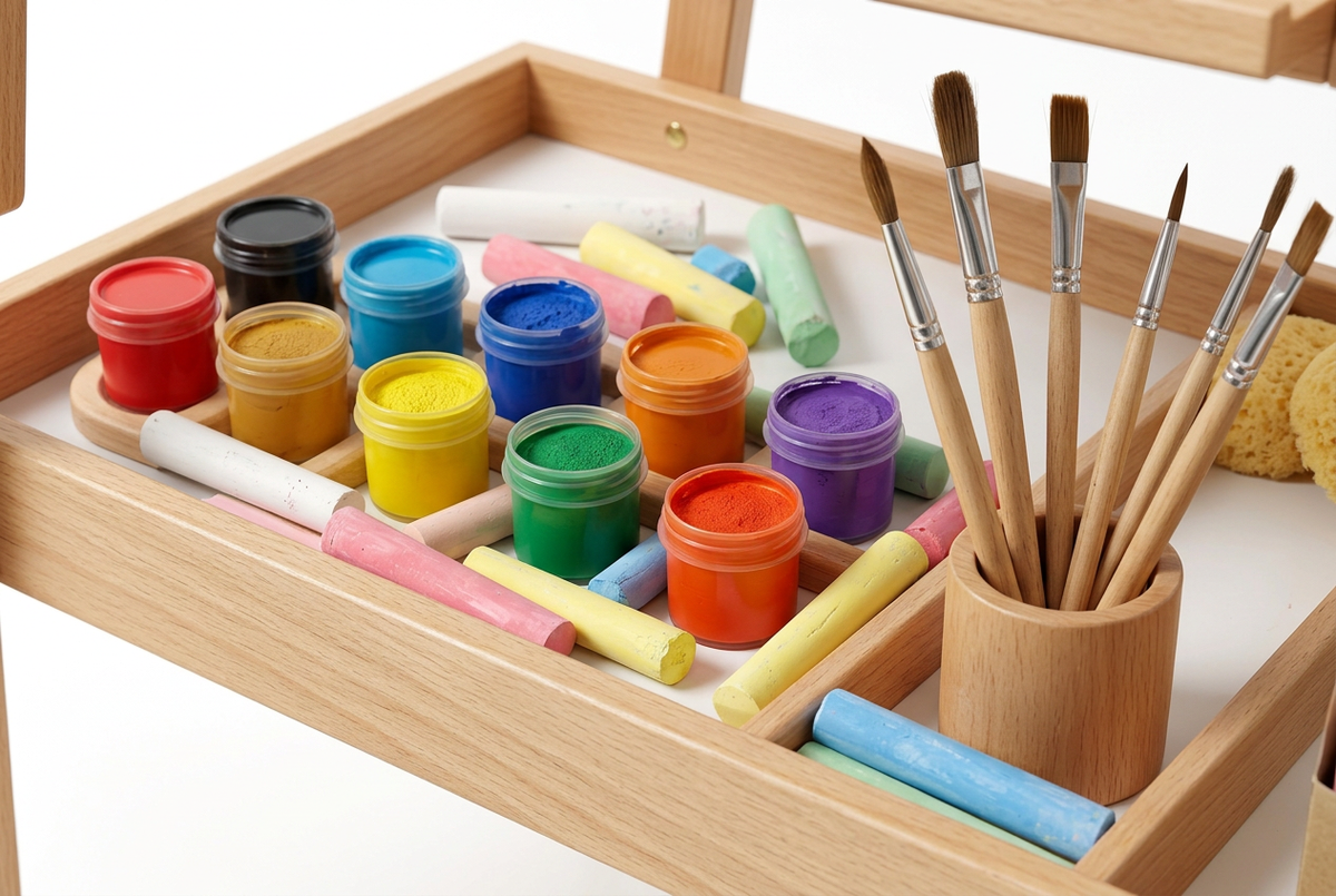 MasterStroke Kids Art Easel - Paint Detail
