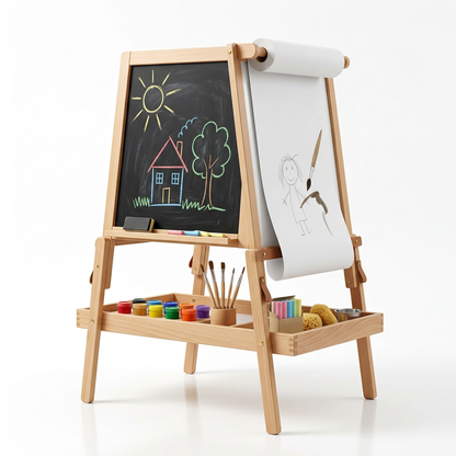 MasterStroke Kids Art Easel - White Background