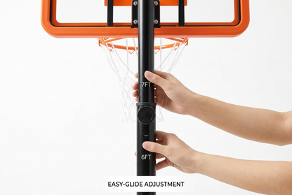 SlammDunk Kids Basketball Set - Height Adjustment Detail