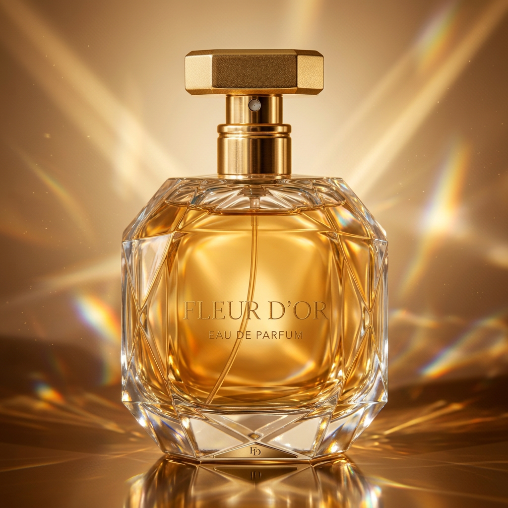 Fleur D'Or Perfume - Hero Shot Gold