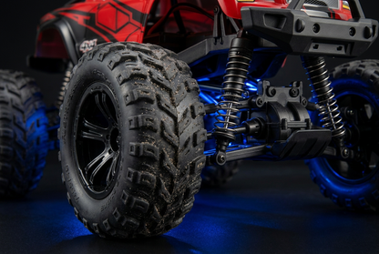 TurboBlaze LED RC Monster Truck - Tyre Detail