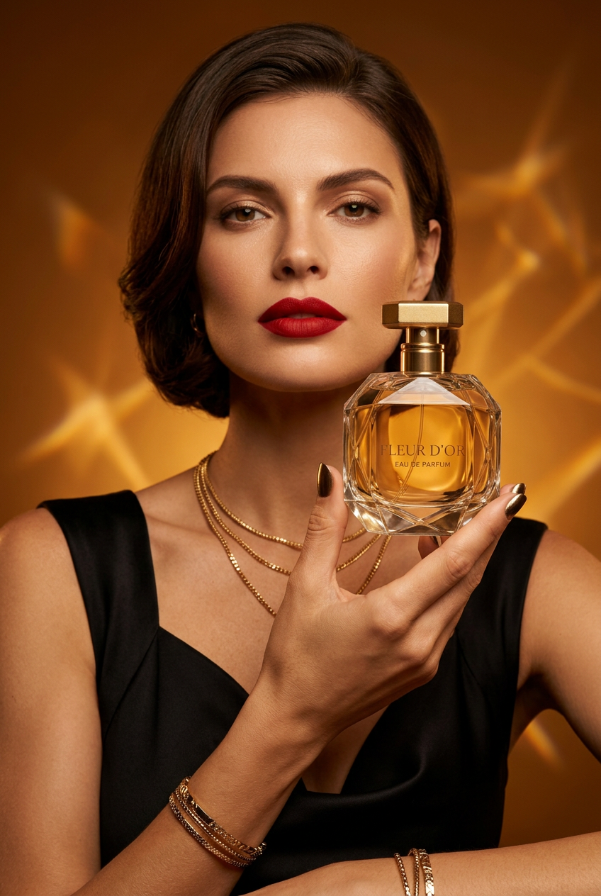 Fleur D'Or Perfume - Model Shot 2