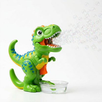DinoBlast Electric Bubble Gun - White Background