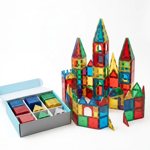 MagicTile Magnetic Building Set - White Background