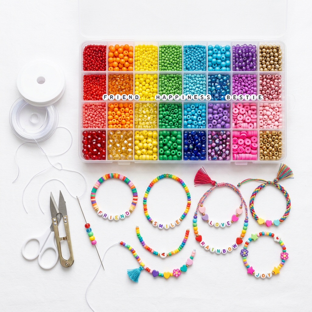 SparkleStrand Bead Kit - White Background