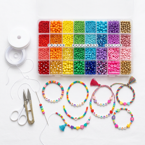 SparkleStrand Bead Kit - White Background