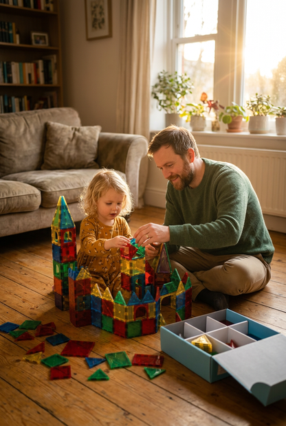 MagicTile Magnetic Building Set - Father Child Play