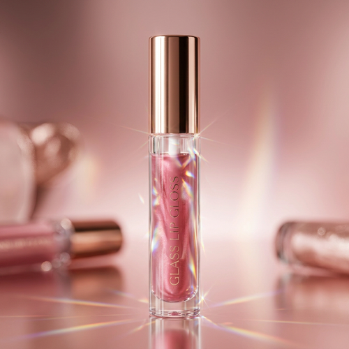 Glass Lip Gloss - Hero Shot Pink