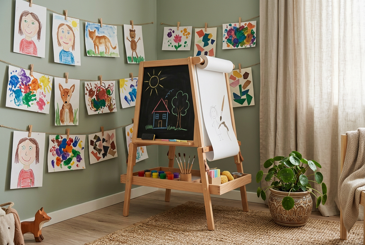 MasterStroke Kids Art Easel - Room Lifestyle