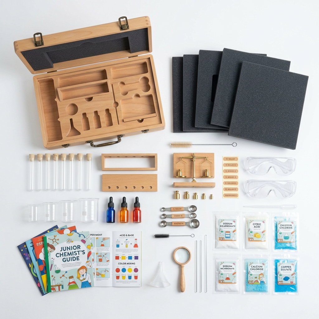 LabGenius Junior Science Kit - Contents Flatlay