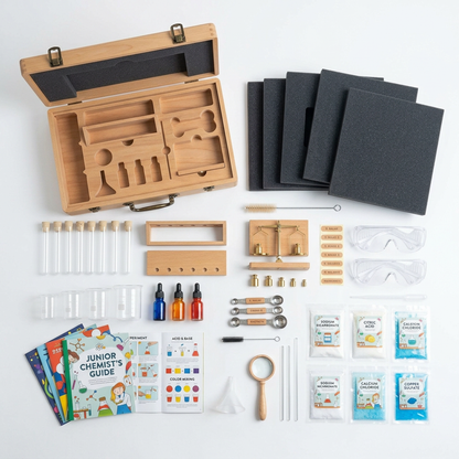 LabGenius Junior Science Kit - Contents Flatlay