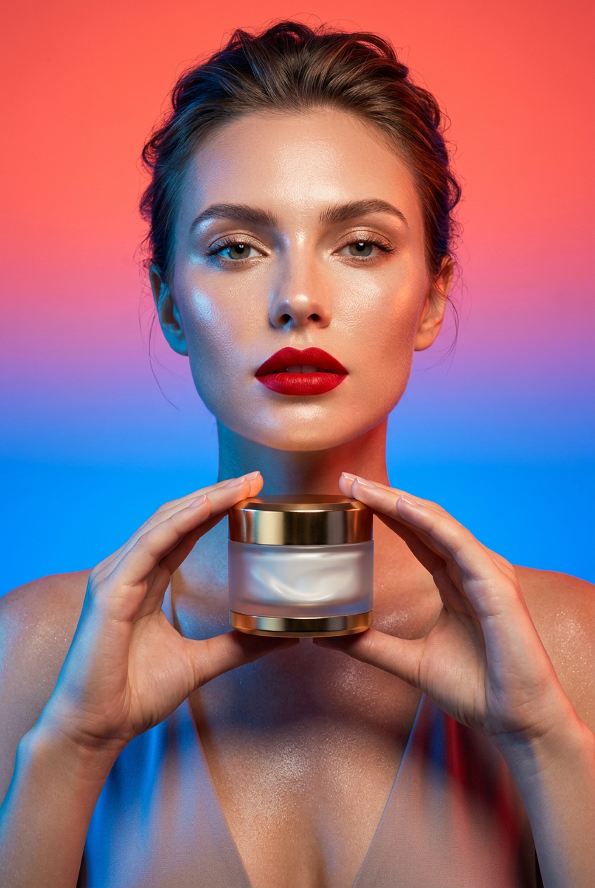 Radiant Gold Luxury Face Cream - Model Shot 2